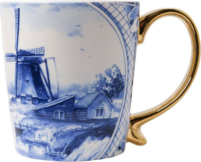 Mok Molen - Goud - Keramiek - 300 ml