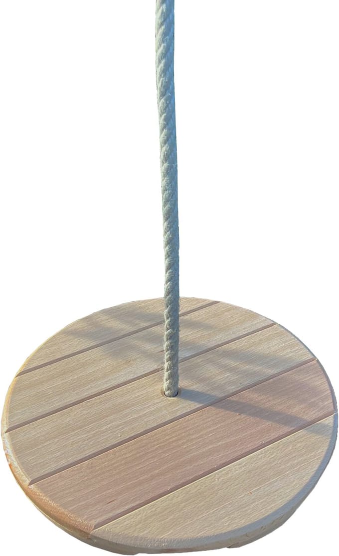 Beukenhouten schotelschommel met PH touw