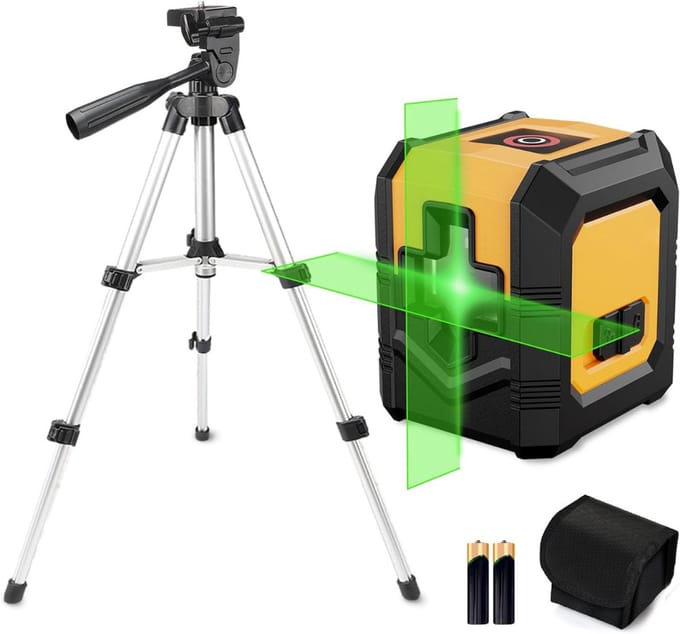 Kruislijnlaser - Bouwlaser - Lijnlaser met Statief