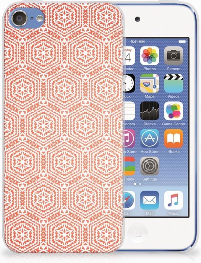 Apple iPod Touch 5 | 6 TPU bumper Pattern Orange