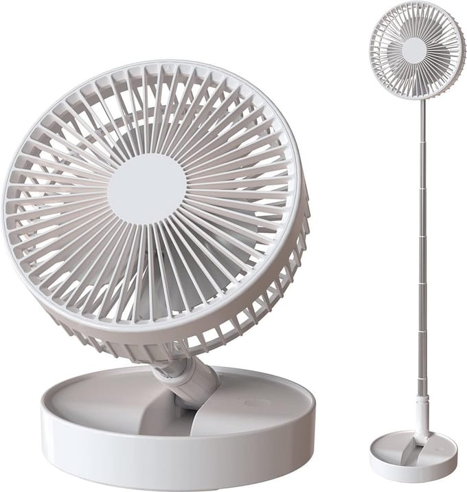 Solacis Ventilator staand - Ventilator tafel - Ventilator staand stil - Ventilator - Must have voor in de zomer!