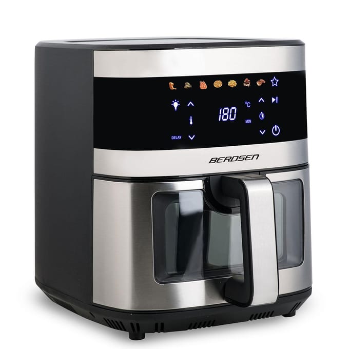 Berdsen BD-656 - Olievrije Frituurpan - 1700W - Zilver - 9,1L