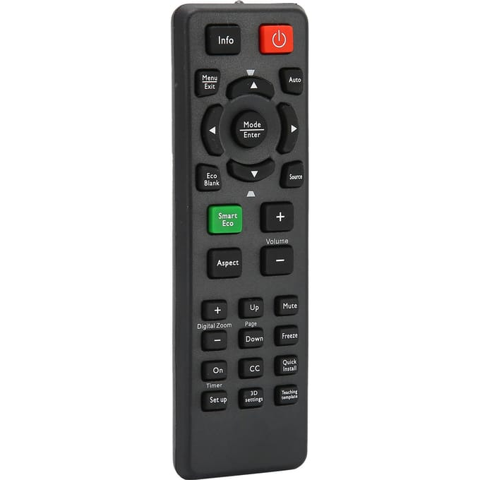 Afstandsbediening Geschikt voor BenQ Projectoren MS517 MX720 MW519 MS517F MS506 MX501 MH680 RC02 TH682ST black