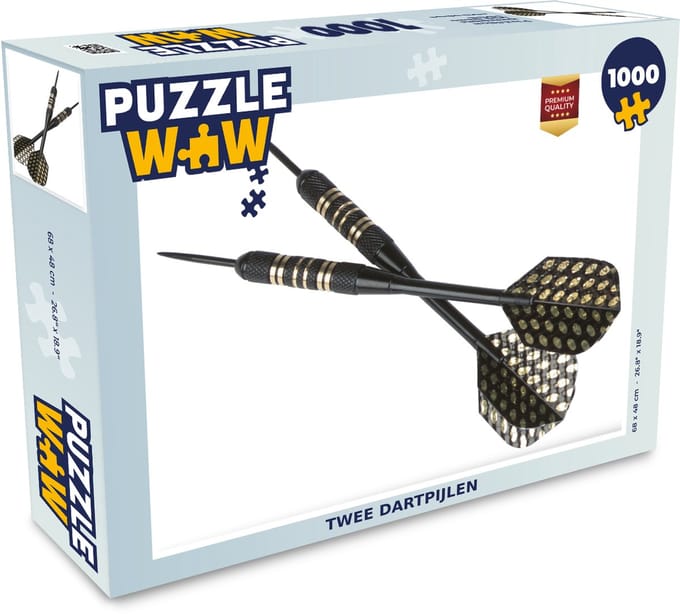 Puzzel Twee dartpijlen - Legpuzzel - Puzzel 1000 stukjes volwassenen