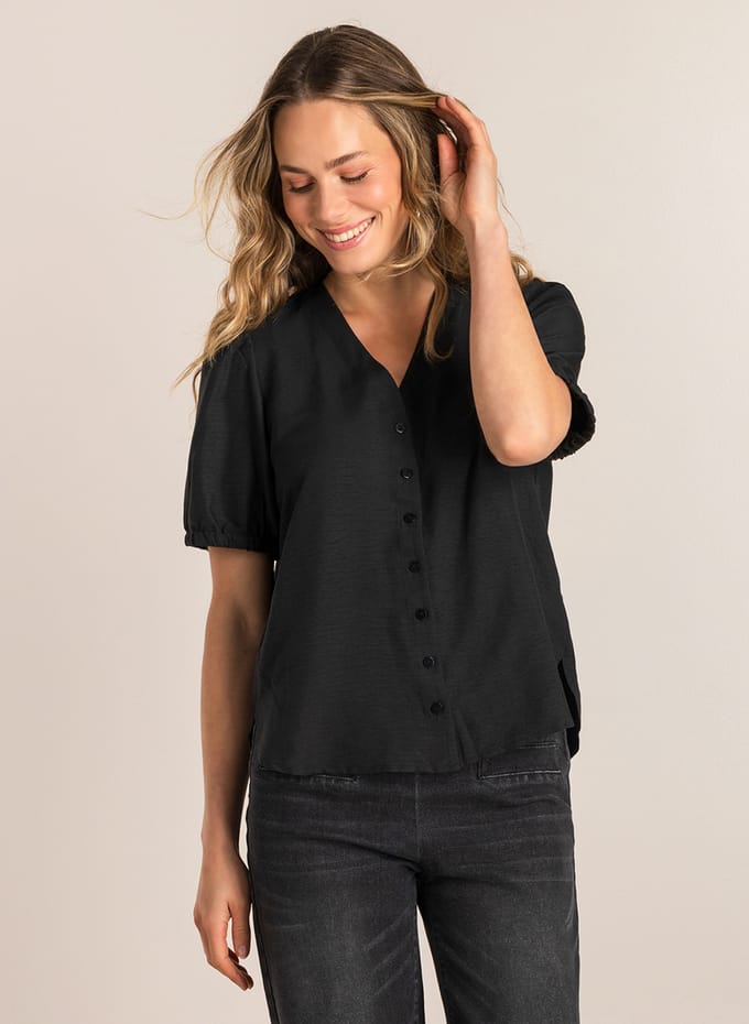 IVY BEAU Serina Tops - Black - maat 40