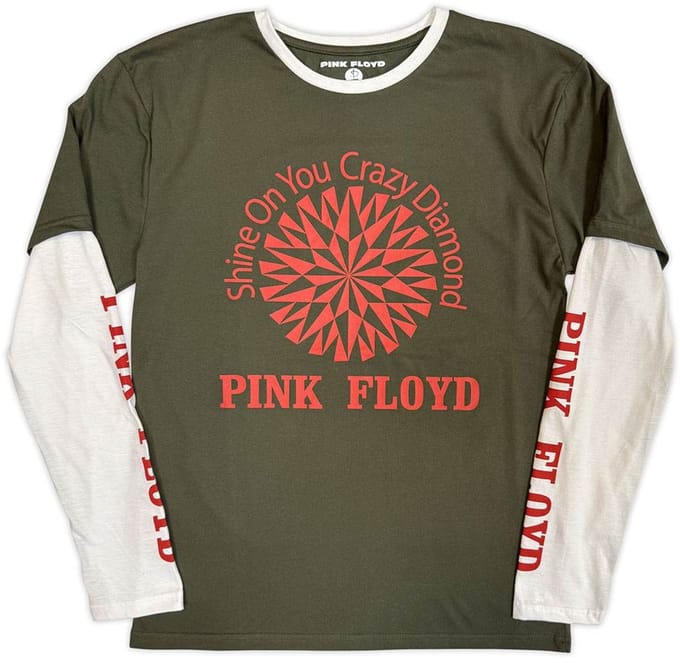 Pink Floyd - Shine On Longsleeve shirt - M - Groen/Wit