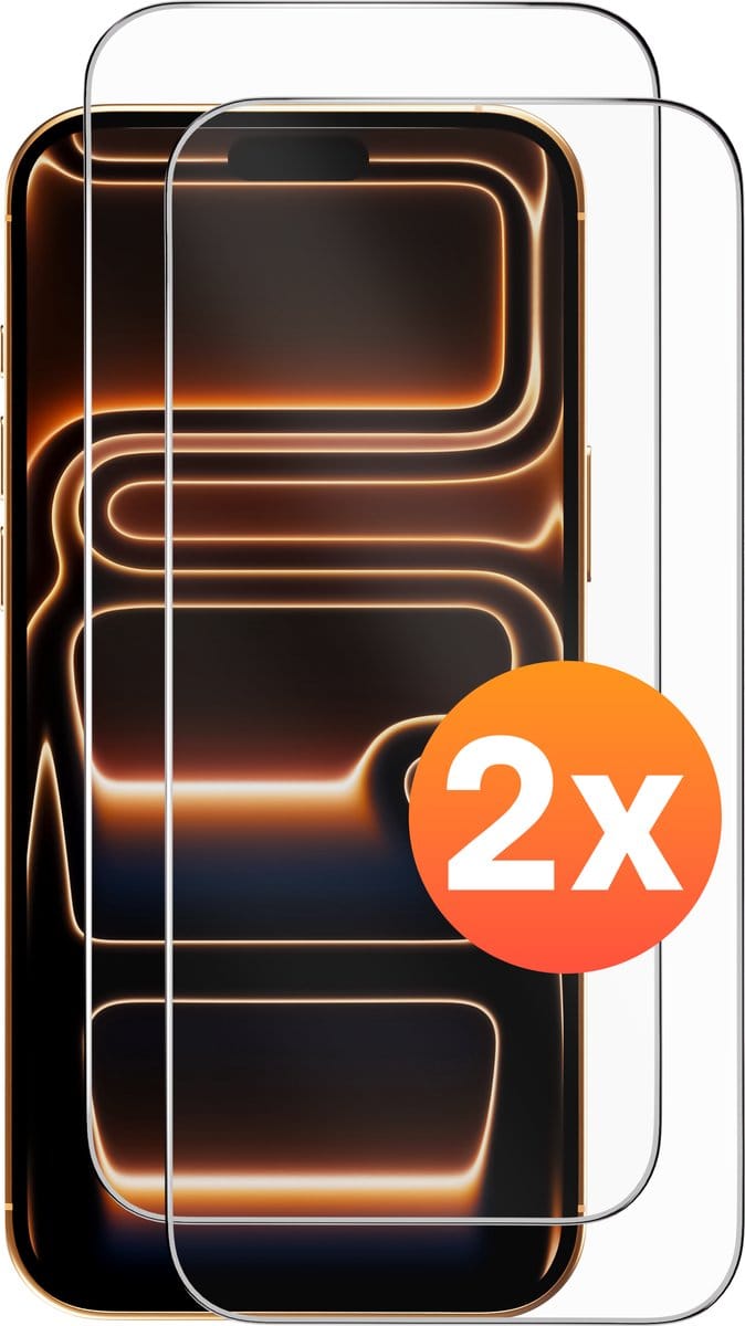 Screenprotector - 2 stuks - Geschikt voor iPhone 17 Pro Max/18 Pro Max Tempered Glass - Extra Sterk – beschermglas screen protector