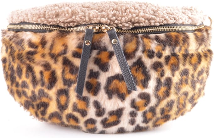 Giuliano kunstvacht heuptas Karin - Panter - Dames - Made in Italy