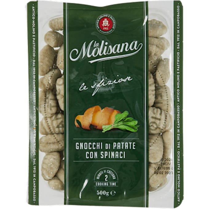 Gnocchi patata con spinaci