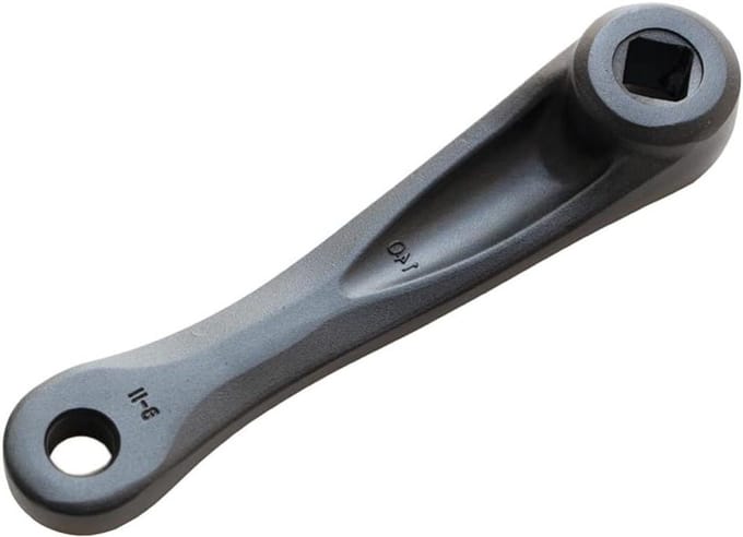 Fiets Crank Arm - Linker Arm - Kinderfiets Onderhoud - Korte Cranklengte - 140mm - Zwart