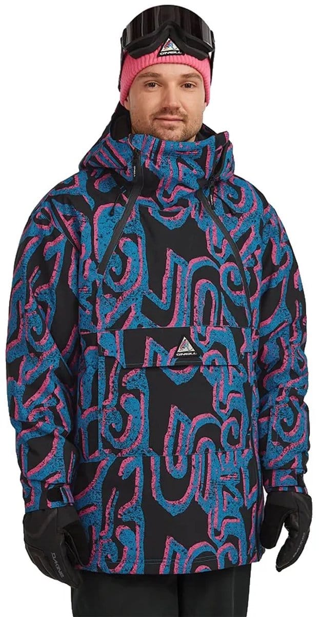 O´neill Fwc Play Asymmetric Snow Jas Zwart 2XL Man