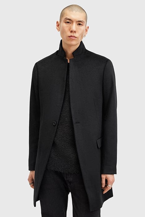 AllSaints Hargrove Coat Black Taglia: 36 | Cappotti monopetto Outlet | Uomo | Nero