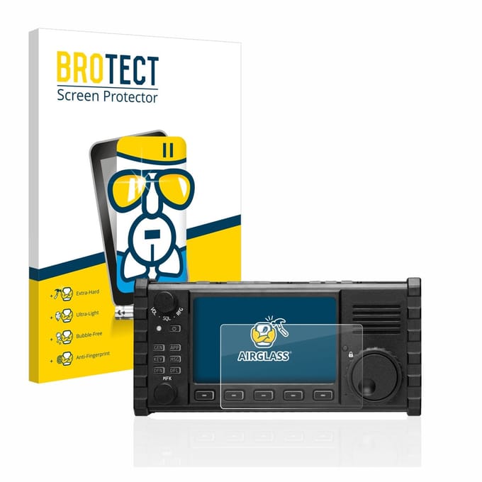 Screenprotector voor Xiegu X6100 HF-Transceiver Beschermglas transparant