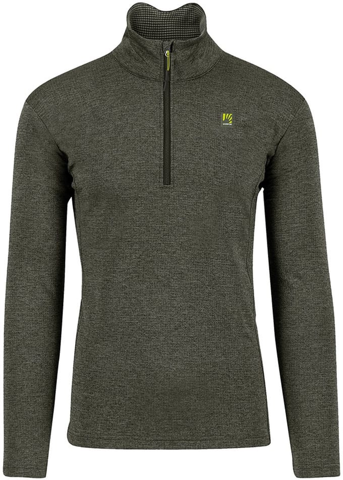 Karpos Pizzocco Fleece Met Halve Rits Groen M Man