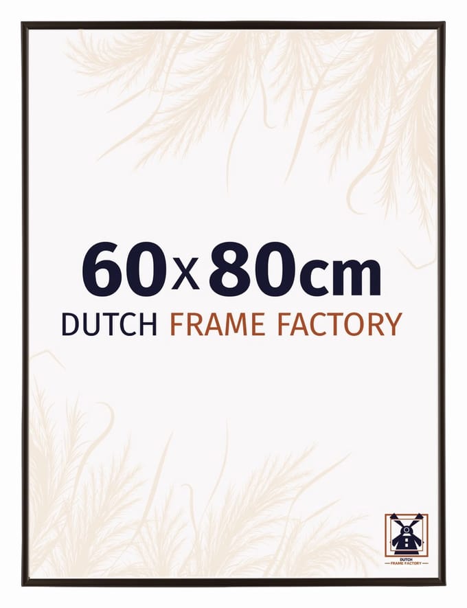 Fotolijst 60x80 cm - Kunststof - Antraciet - Easy