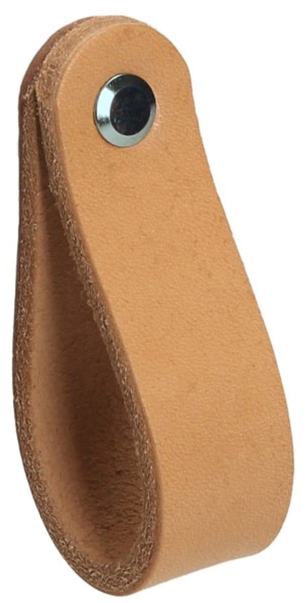 Gamet GL22 - Lederen Knop - 20mm - Stalen Klinknagel - Rustiek