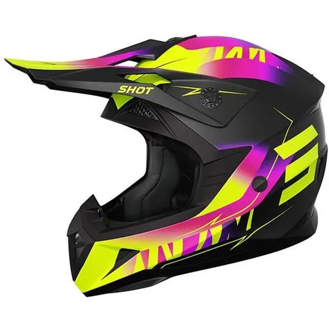 Volle motorhelm Shot Race Gear Pulse X-Trem