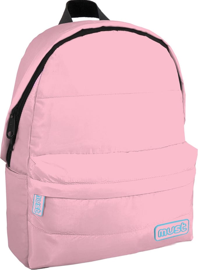 Must Must Rugzak Puffy - 42 x 32 x 17 cm - Roze / Blauw