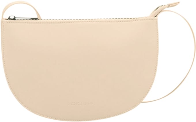Monk and Anna - Farou half moon bag - Schoudertas Dames | Stone - 25 x 4 x 16 cm