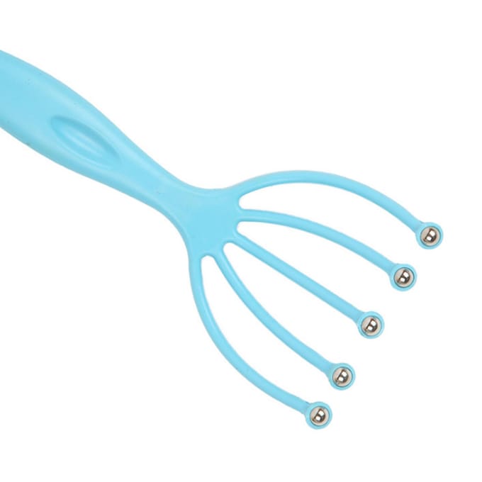 Hoofdhuidmassager Draagbare Handheld SPA Hoofdmassager voor Diepe Ontspanning & Stressvermindering in de blauw
