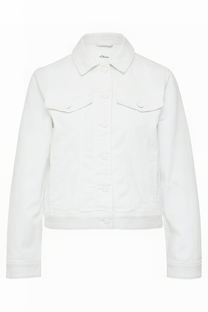 s.Oliver  Jacket Indoor White Denim Taglia: 46 | Giacche di jeans Outlet | Donna | Blu