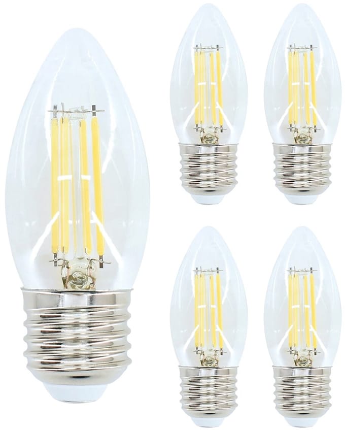 Bemko Premium LED Lamp E27 - vervangt 50W (6W) - 700lm - 2700K Warm Wit - 230V - 5 stuks
