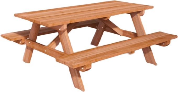 Rockwood® Picknicktafel Hardhout Comfort 1.80m
