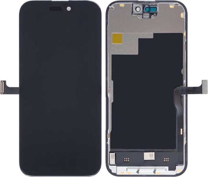 Display Geschikt voor iPhone 15 Pro – Premium – Zwart