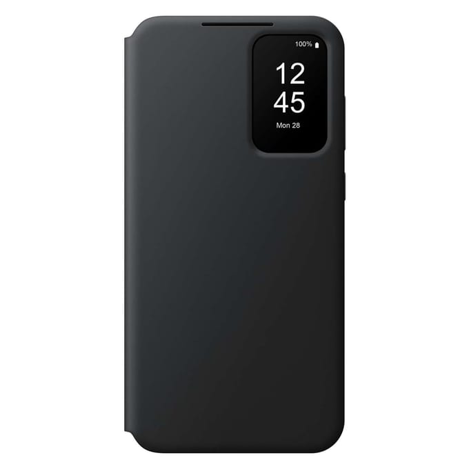 Originele S View Cover voor de Samsung Galaxy A35 - Zwart