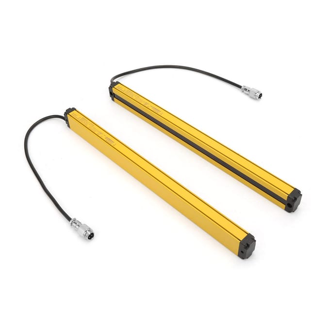 Lichtgordijn Sensor Schakelaar Veiligheidslichtrooster Beveiligingsapparaat(8 Straalen BEM0840 C 280NB) yellow