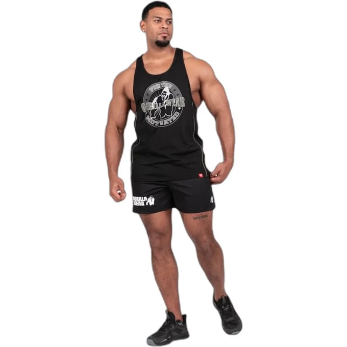 Gorilla Wear Miles Mesh Korte Broek - Zwart - M