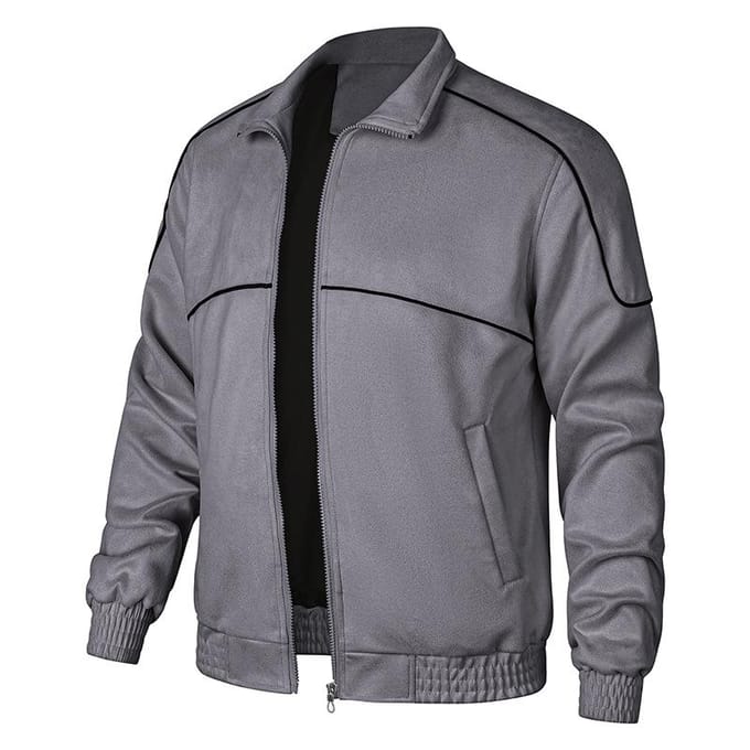 American Vintage Suède Stof Elastisch Casual Mode Jong Mannen Webbing Clip Black-2XL black