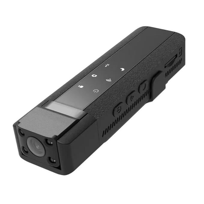 2K Wifi Camera Buitensportcamera Videorecorder Vergadering Geluidsopnamecamera Draagbaar Nacht zwart
