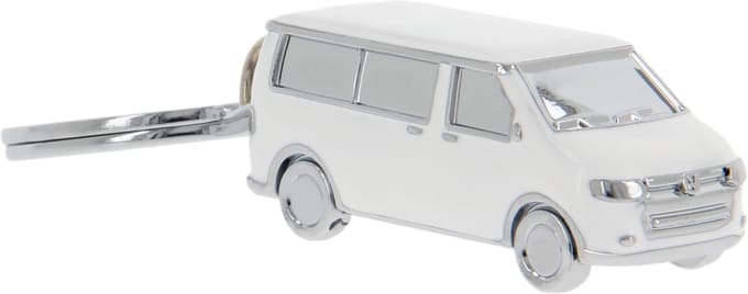 sleutelhanger VW T5/T6 BUS 3D KEY RING IN WHITE