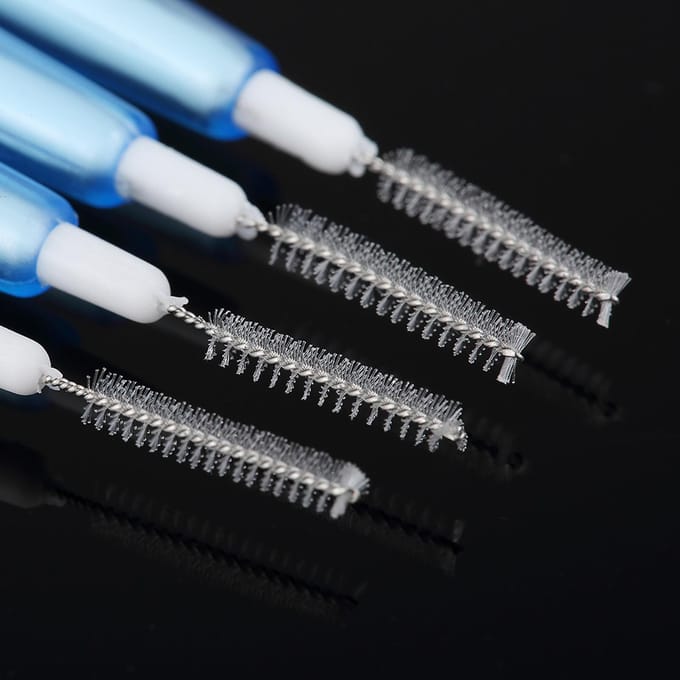Anself 60 StuksBox Tandzijde Picks Navulling Rager Tanden Stok Tandenstoker Flosser voor blauw