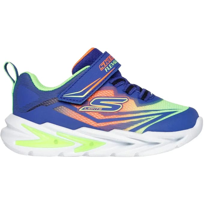 Skechers S Lighs Flex-Glow Ultra jongens sneaker - Blauw multi
