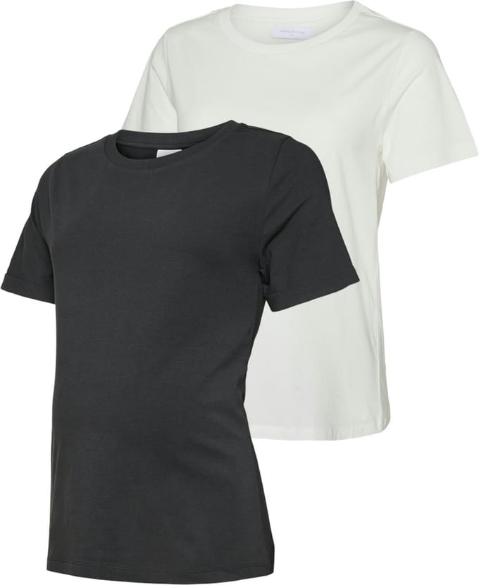 MAMALICIOUS - MLMIA SS JRS TOP 2-P - Dames - T-shirts