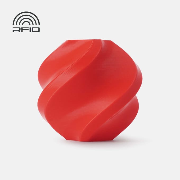 Bambu Lab – PLA Basic - 1.75mm Filament – 1kg – rood (red) – MET SPOEL
