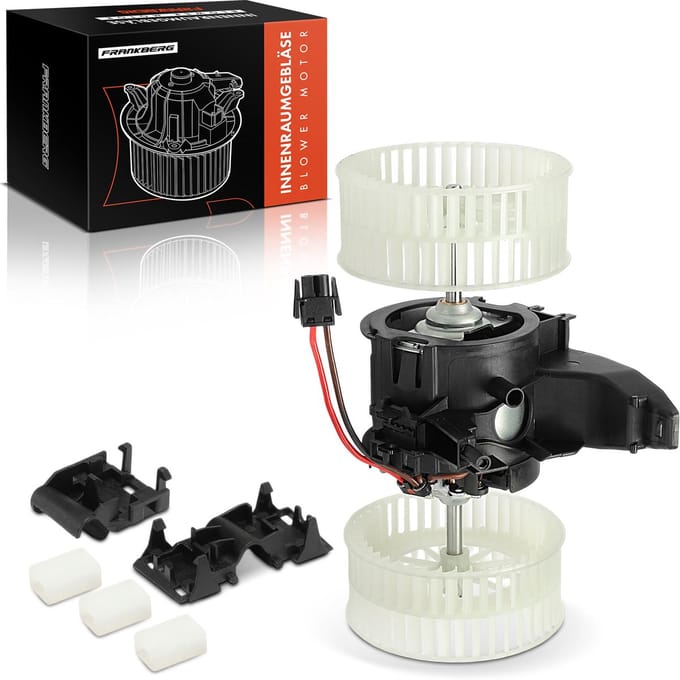 Frankberg 1x ventilatormotor interieurventilator voor BMW 5er E60 5