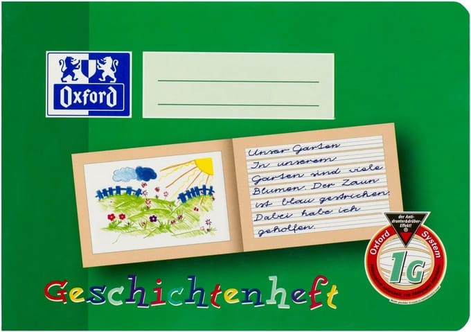 Geschiedenis Schrift A5 Dwars Liniatuur 1G Groen Pakket van 10