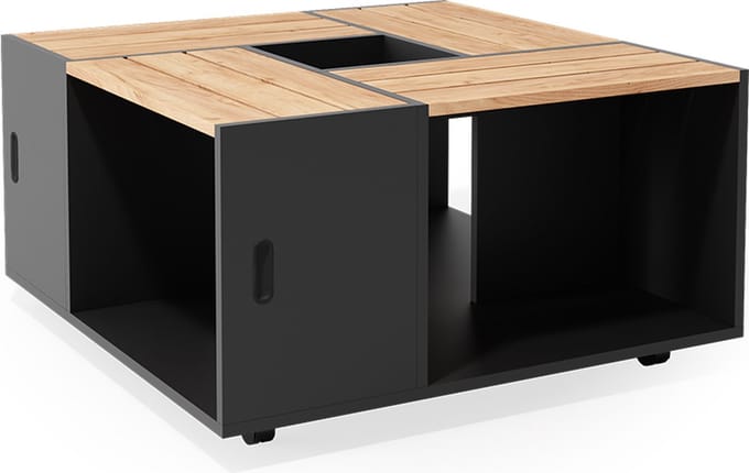 Vicco Anton Salontafel – 80 x 80 cm Antraciet