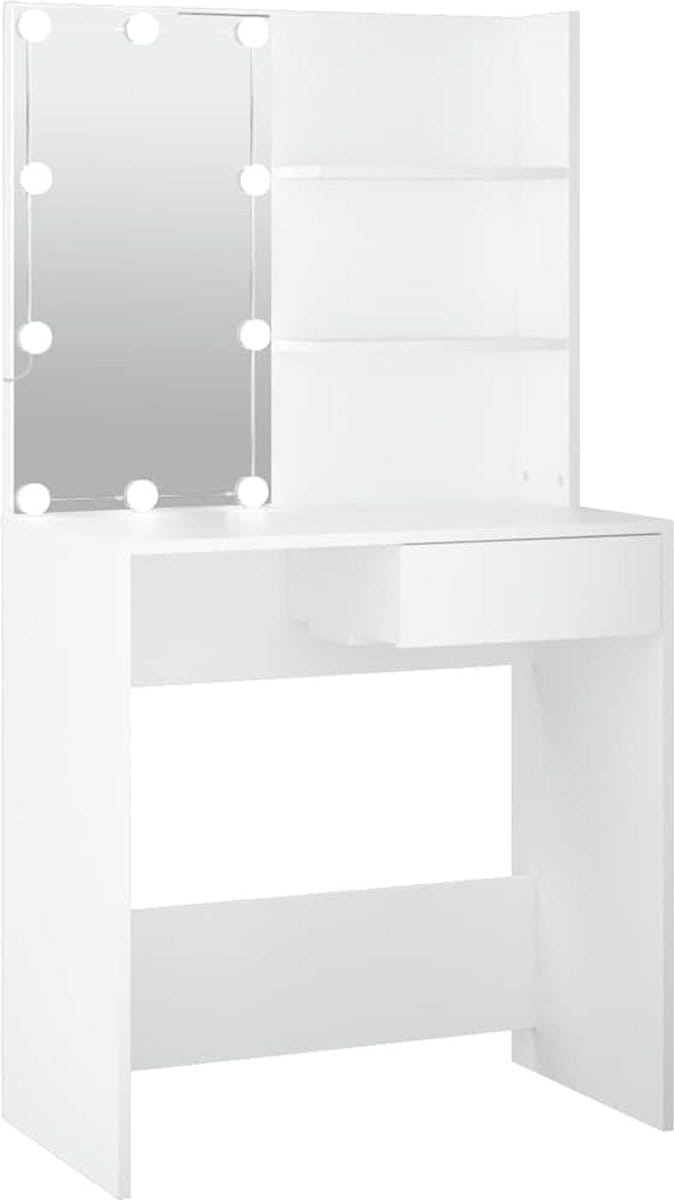 Moderne Kaptafel met LED Verlichting - Make-up Tafel voor Slaapkamer