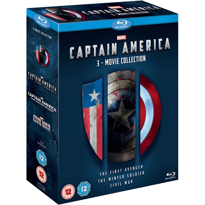 Captain America 1-3 Boxset
