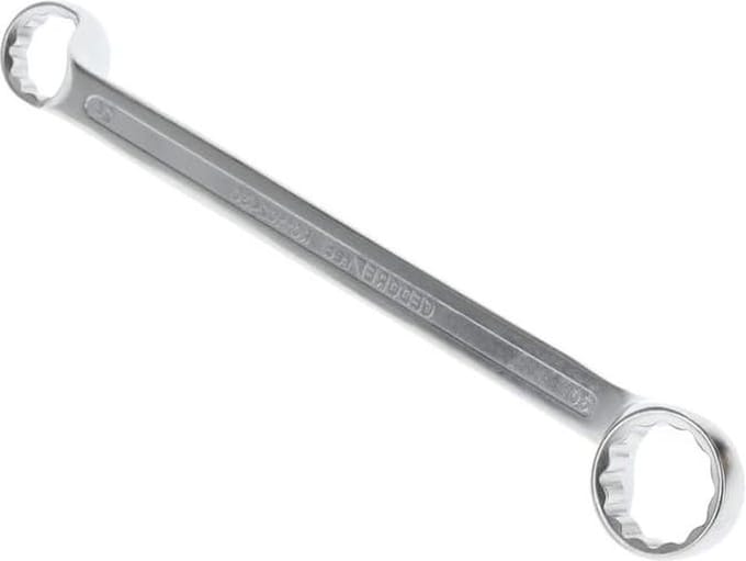 Dubbele ringsleutel SW 24 x 30 mm - L 342 mm - chroom-vanadium-staal - zilver