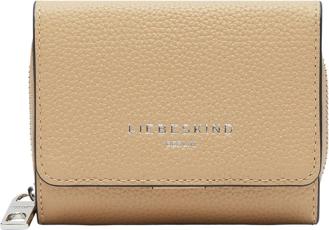 LIEBESKIND BERLIN Portemonnee Paris 4 Small Pebble Pablita Wallet Beige Lichtbruin
