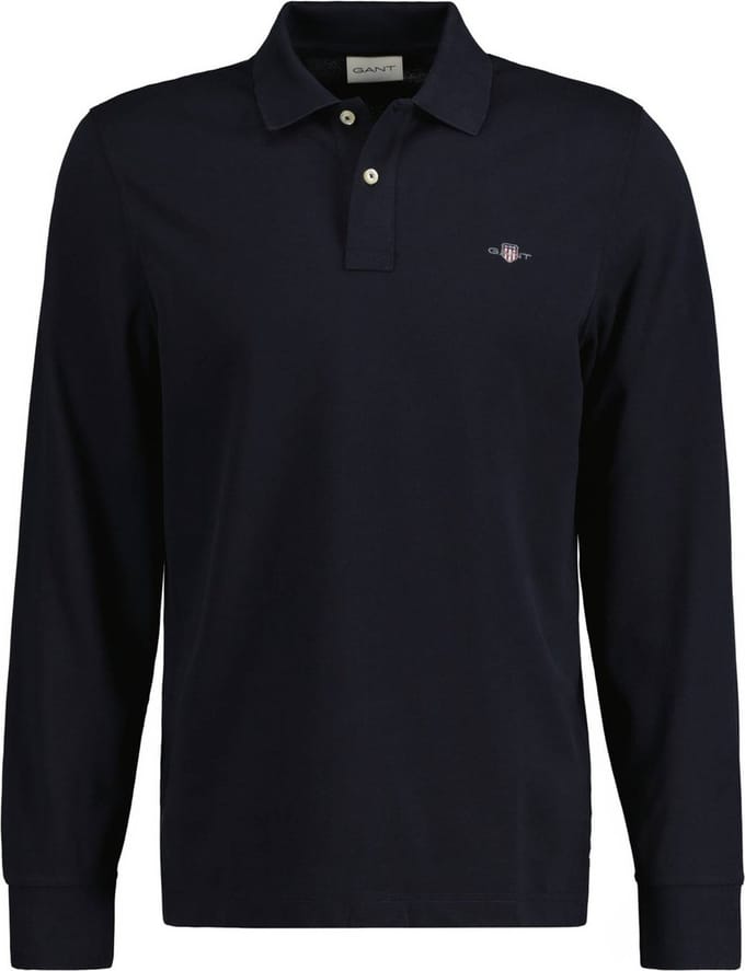GANT Poloshirt Regular Shield Longsleeve Pique Rugger XXXL Set van 1