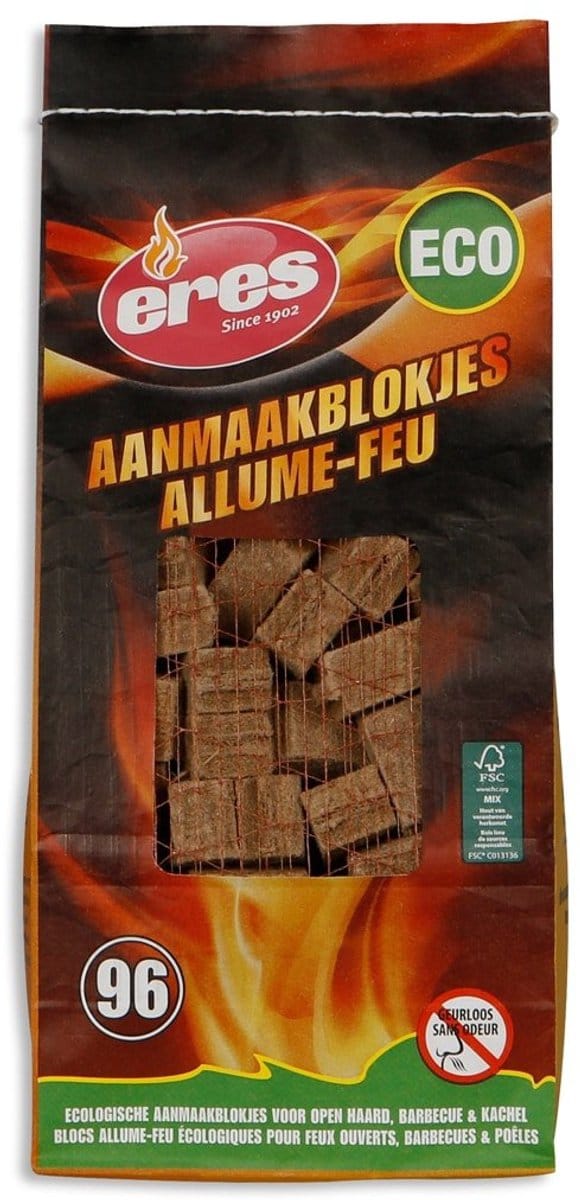 Eres Aanmaakblokjes ECO 96 stuks