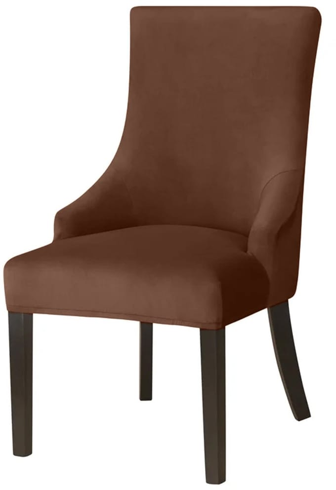 Meble odNowa TOSCANA Serie - Velvet Stoelhoes - Bruin - Grub Material - Elastisch