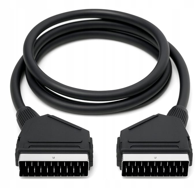GSM Hurt Serie - SCART Kabel - 21PIN - 1,2m - Zwart