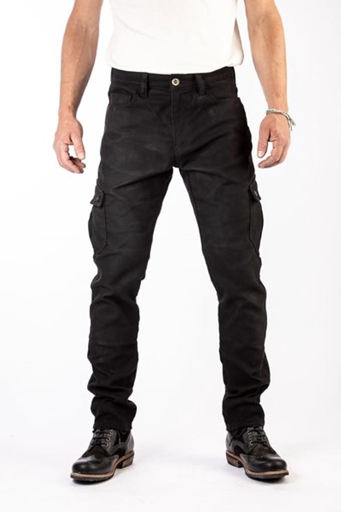ROKKER Black Jack Slim Zwart - Broek